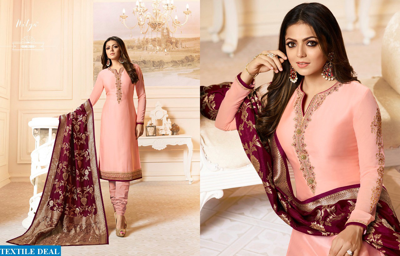 LT nitya suits 120 Wholesale Straight long Salwar suits